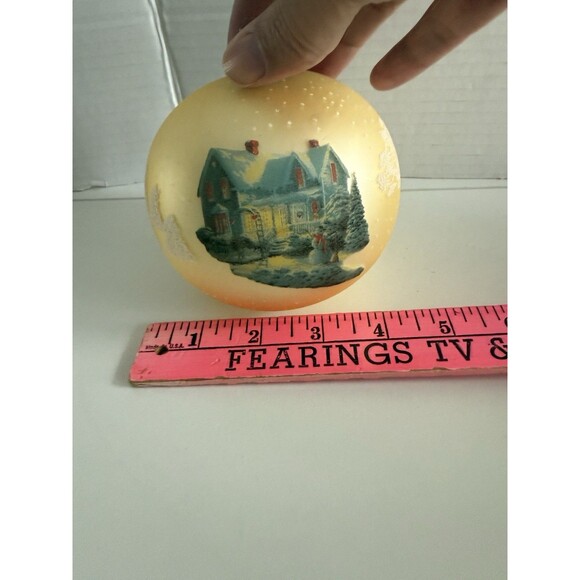 THOMAS KINKADE Painter Of Light Brushworks Collection Christmas Ornament Holiday - Picture 13 of 14